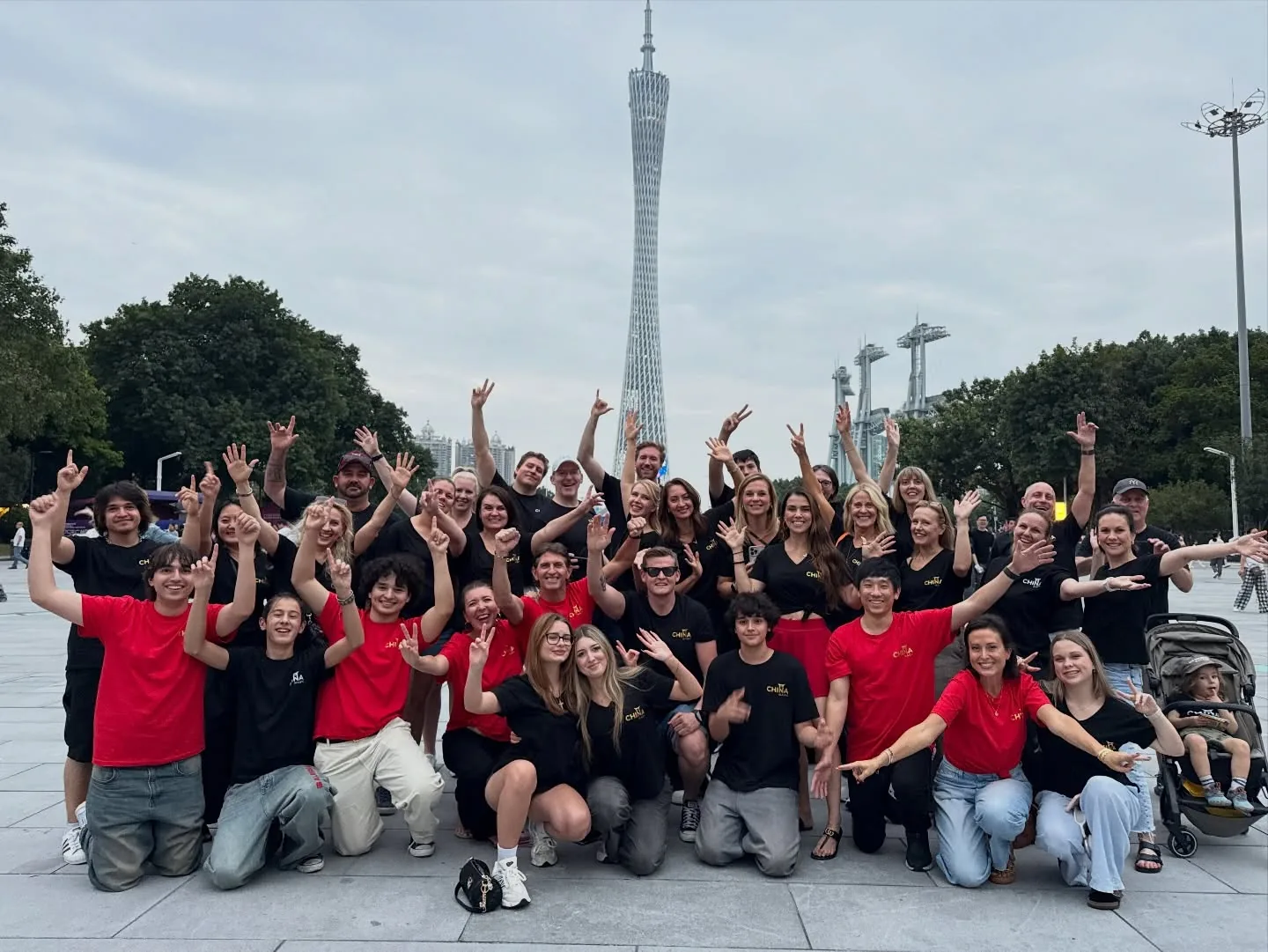 The China Magic cohort at the Canton Tower in Guangzhou