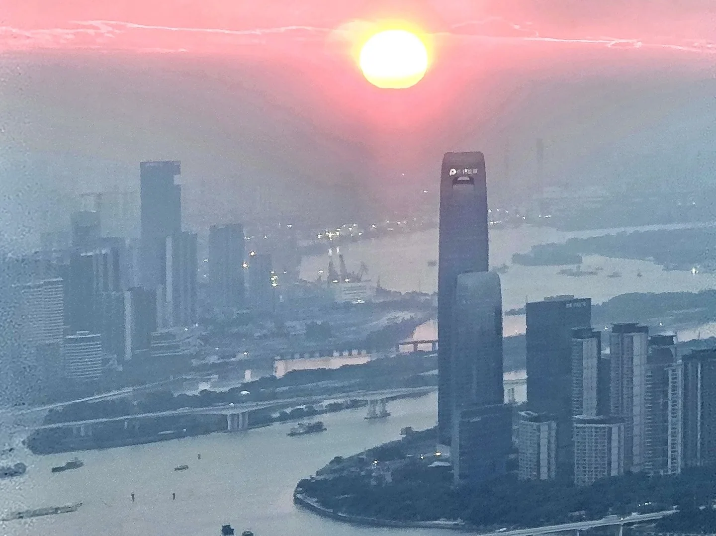 The Guangzhou skyline during China Magic
