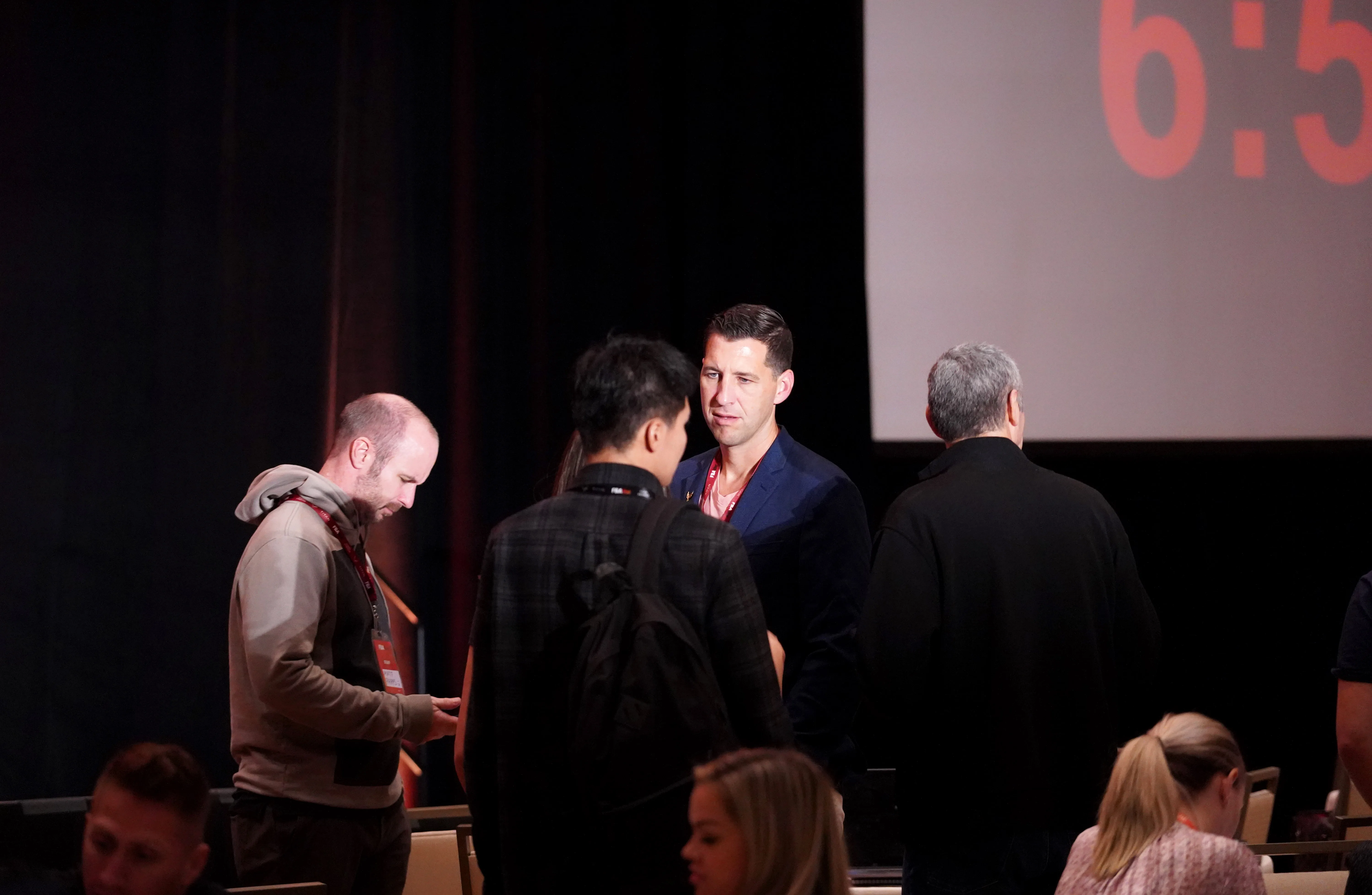 Members connecting at a Titan event