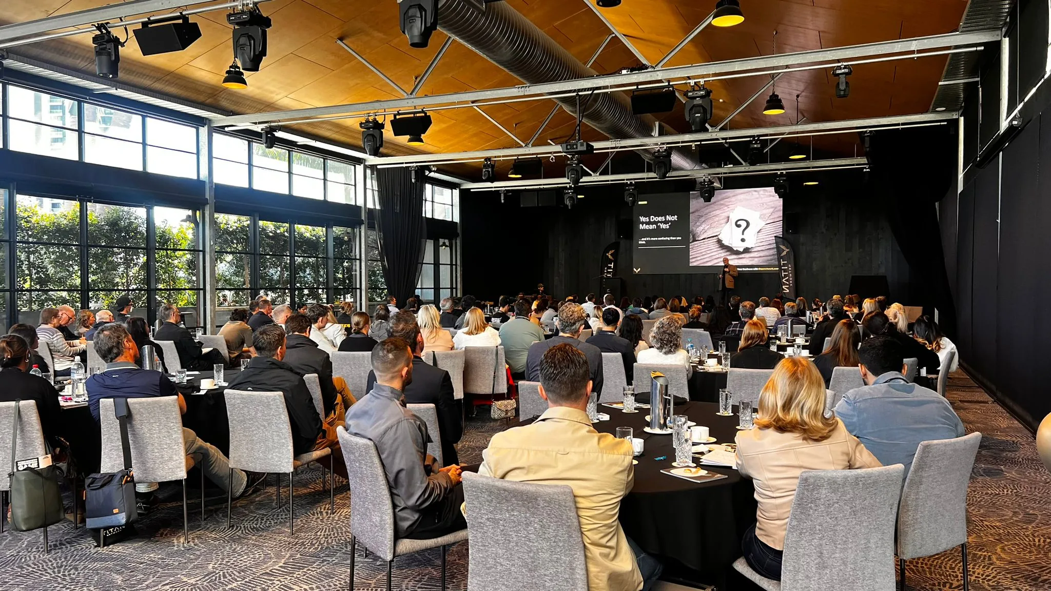 Operators at a Titan mastermind event