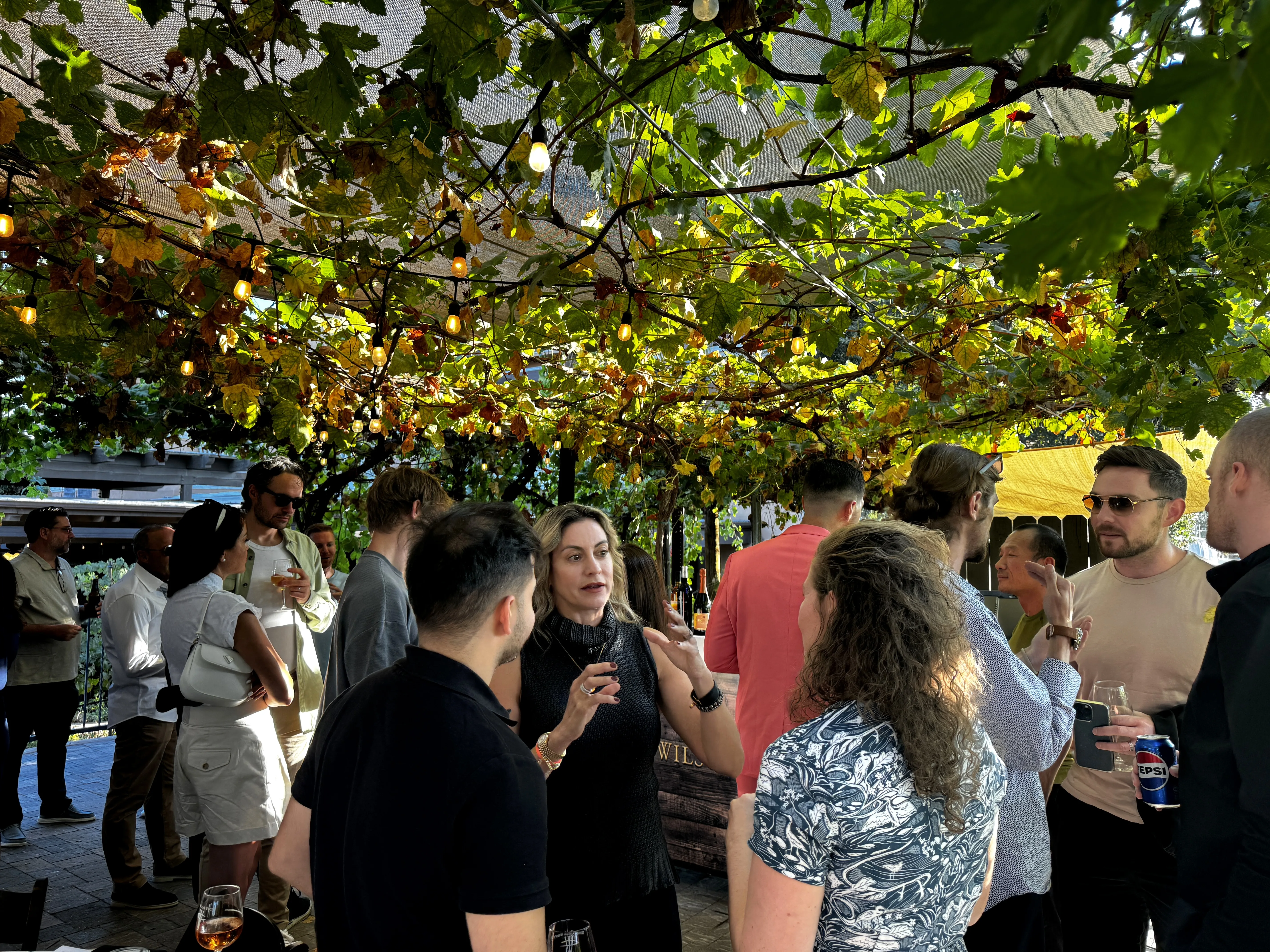 Titan members connecting at an event